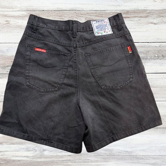 Jordache Vintage 1990's 90's Button Fly High Rise Bermuda Minhao Mom Shorts Sz M - Picture 1 of 5